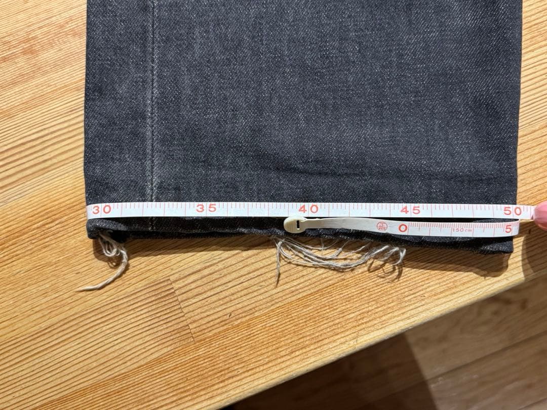 マ*リ様 USA製Levi's 501 先染めブラックデニム W34 L36