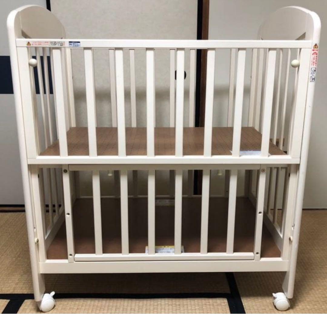 カトージ KATOJI ミニベビーベッドハイタイプ ふとんの西川布団セットつき