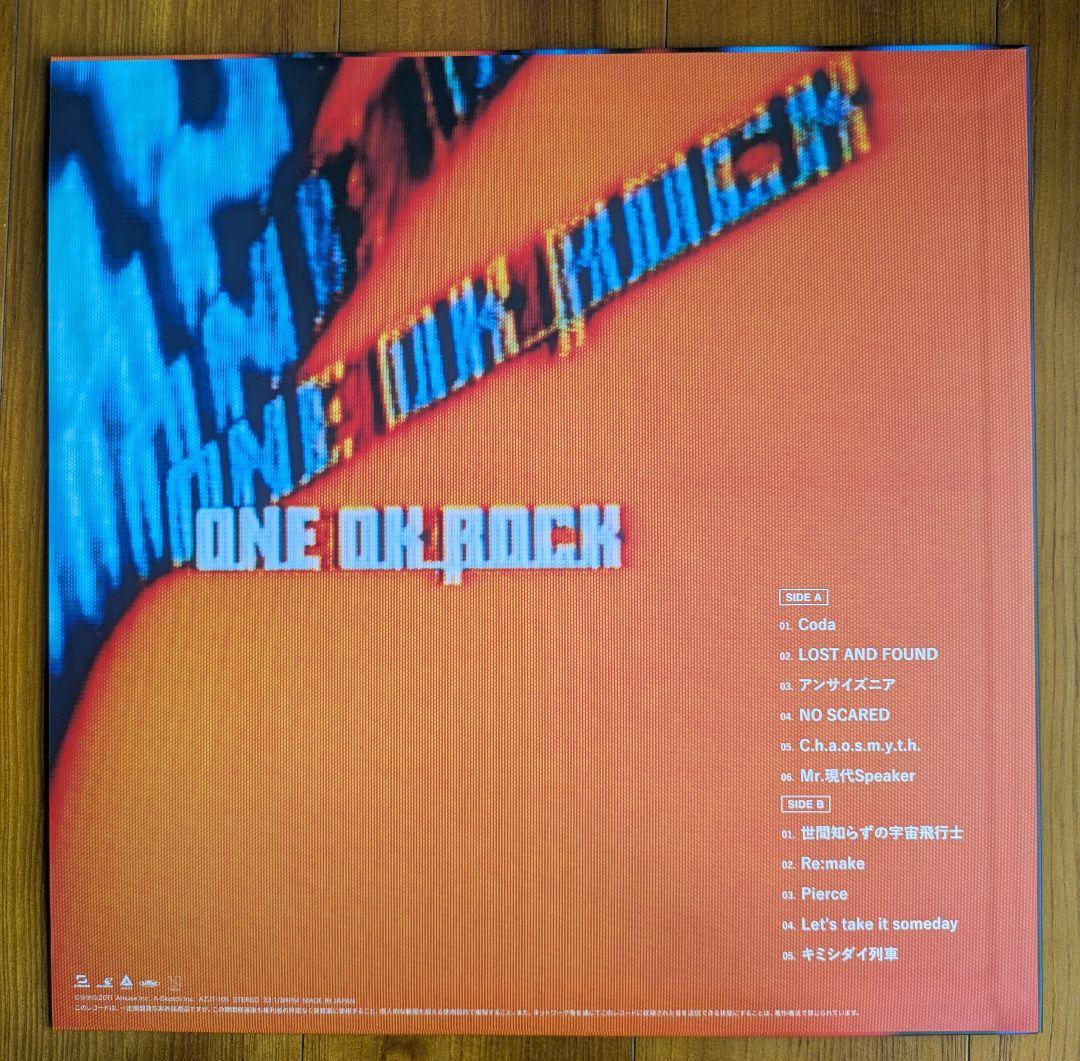 新品未使用　ONE OK ROCK ワンオク　残響リファレンス　 レコード