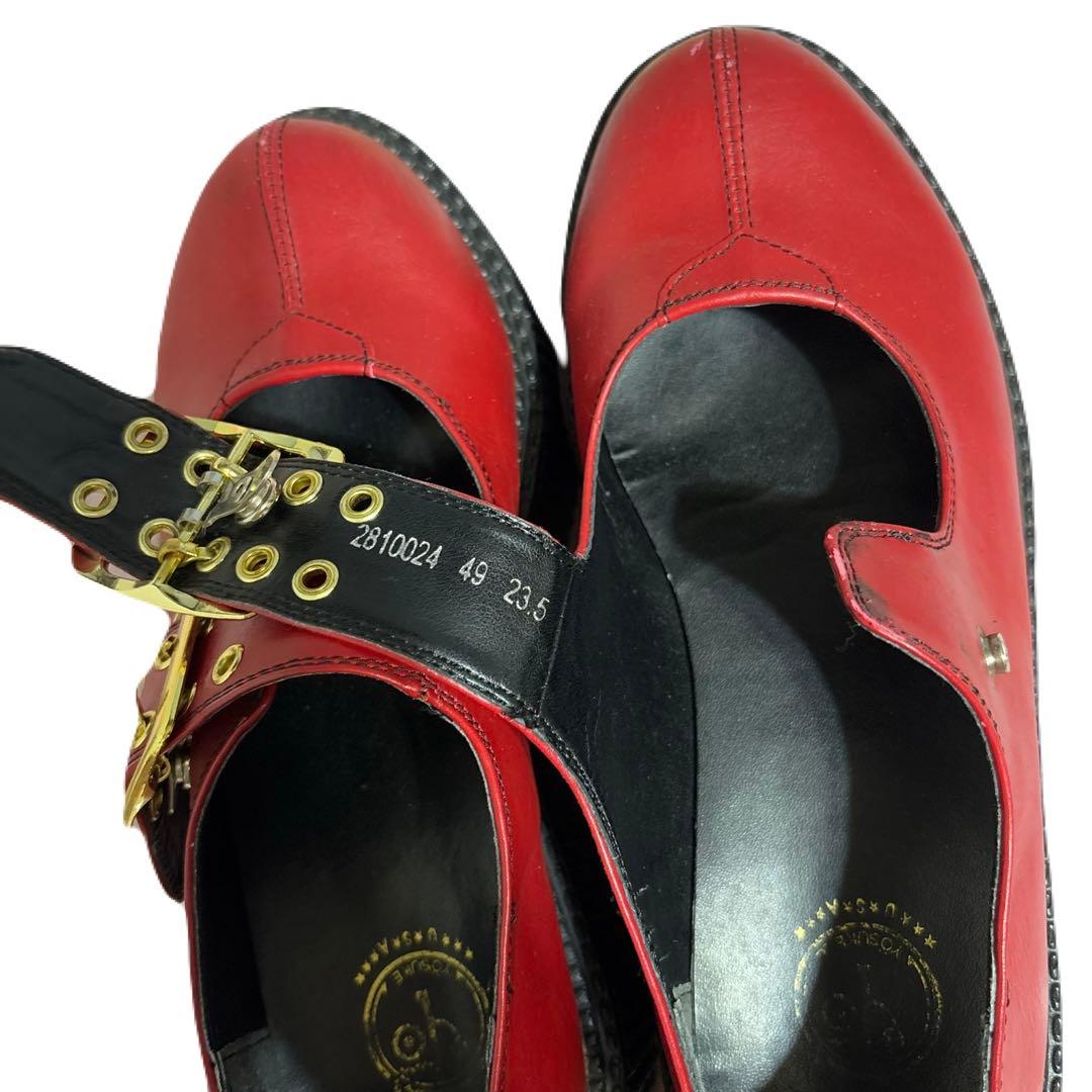 ꒰ঌ໒꒱YOSUKE 厚底メリージェーン ローファーrock punk y2k