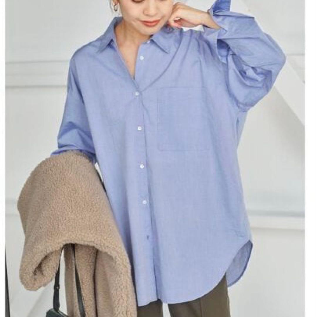 美品　【Spick&Span】50コットンオーバーシャツ