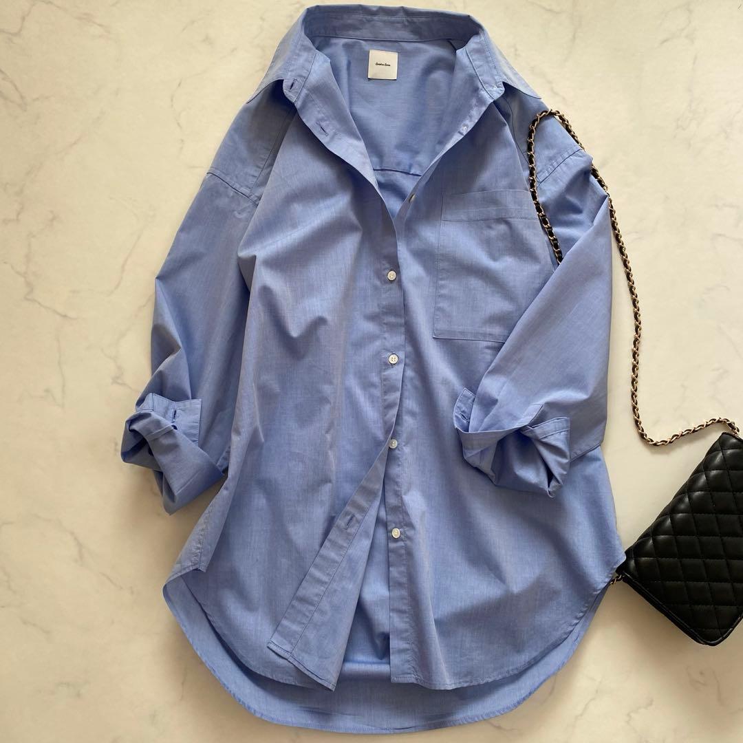 美品　【Spick&Span】50コットンオーバーシャツ