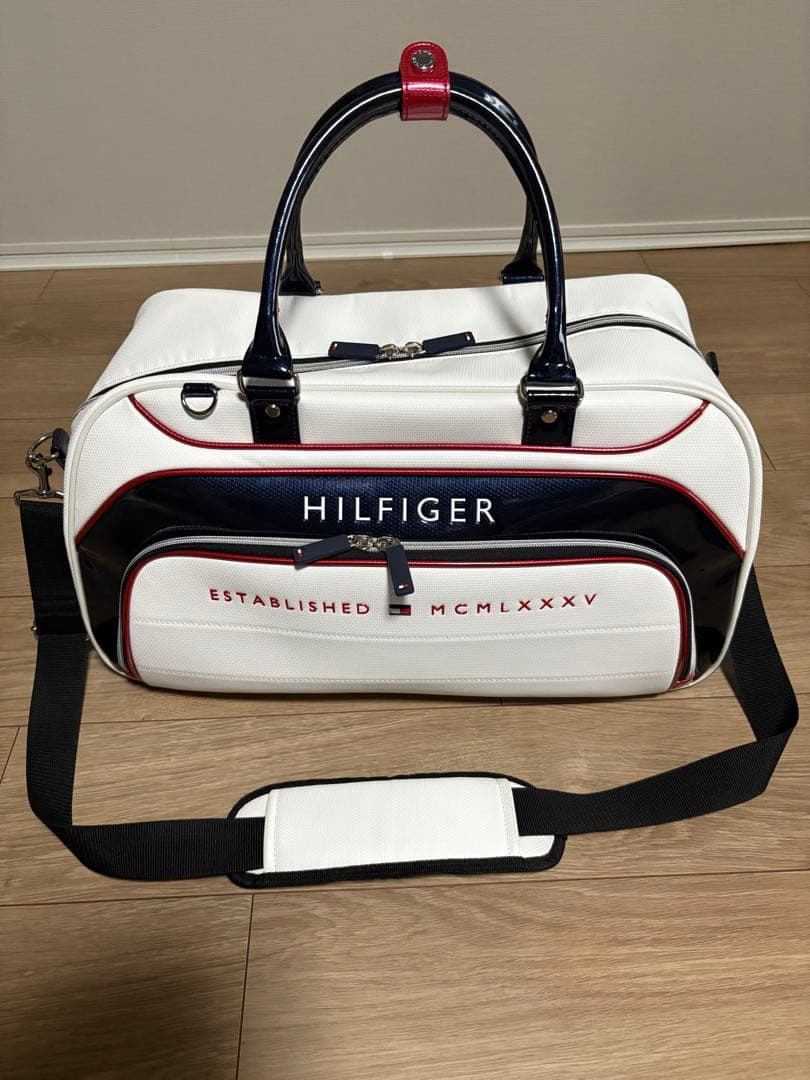   ロッカーバッグ ホワイト・ネイビー・レッド