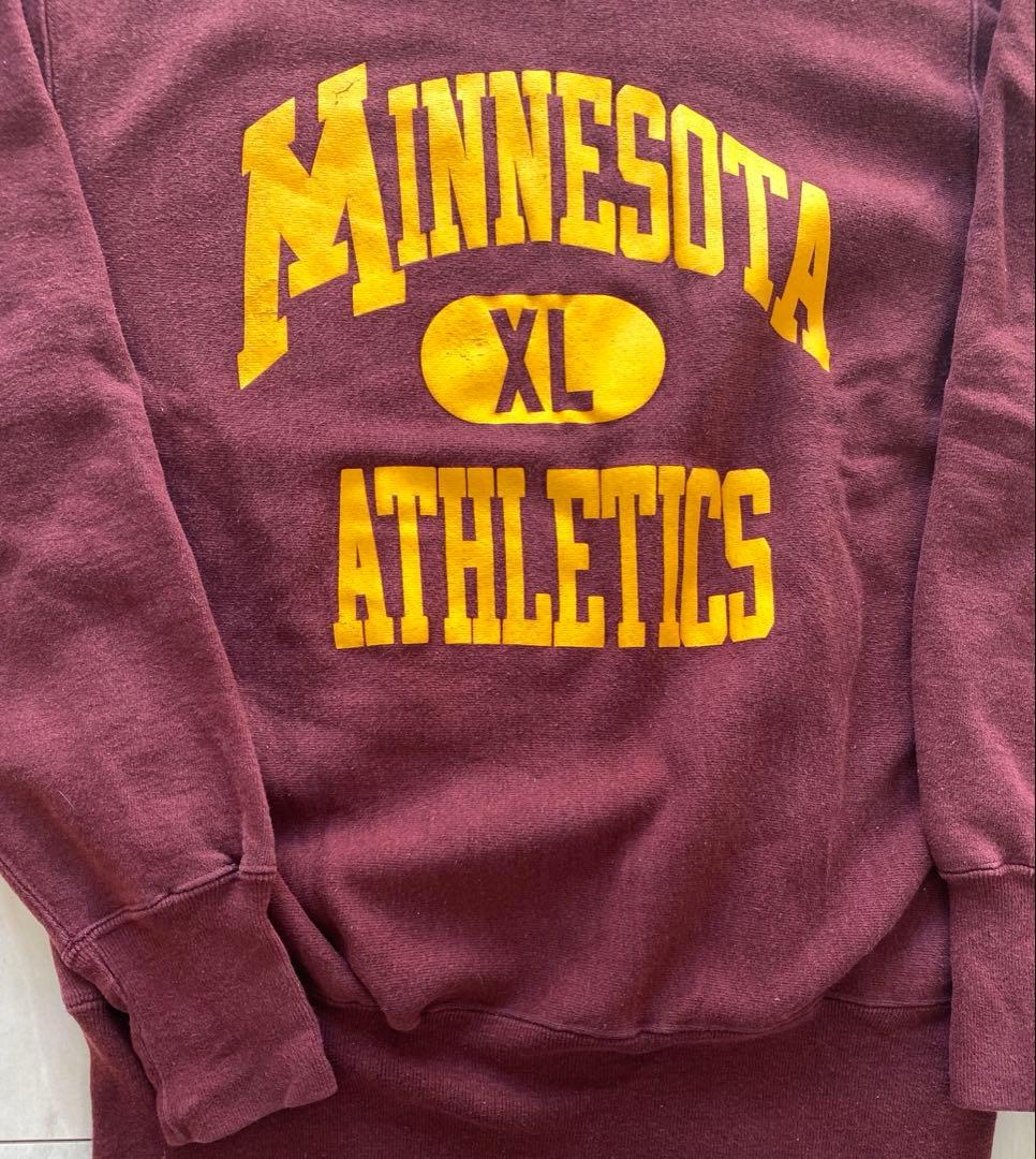 90'sチャンピオン リバースウィーブ ミネソタ大学 USA製 3段ロゴ