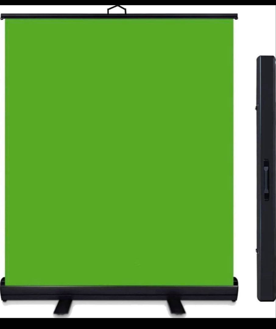 WASJOYE 背景布 緑 クロマキー 撮影用 グリーンバック 自立型