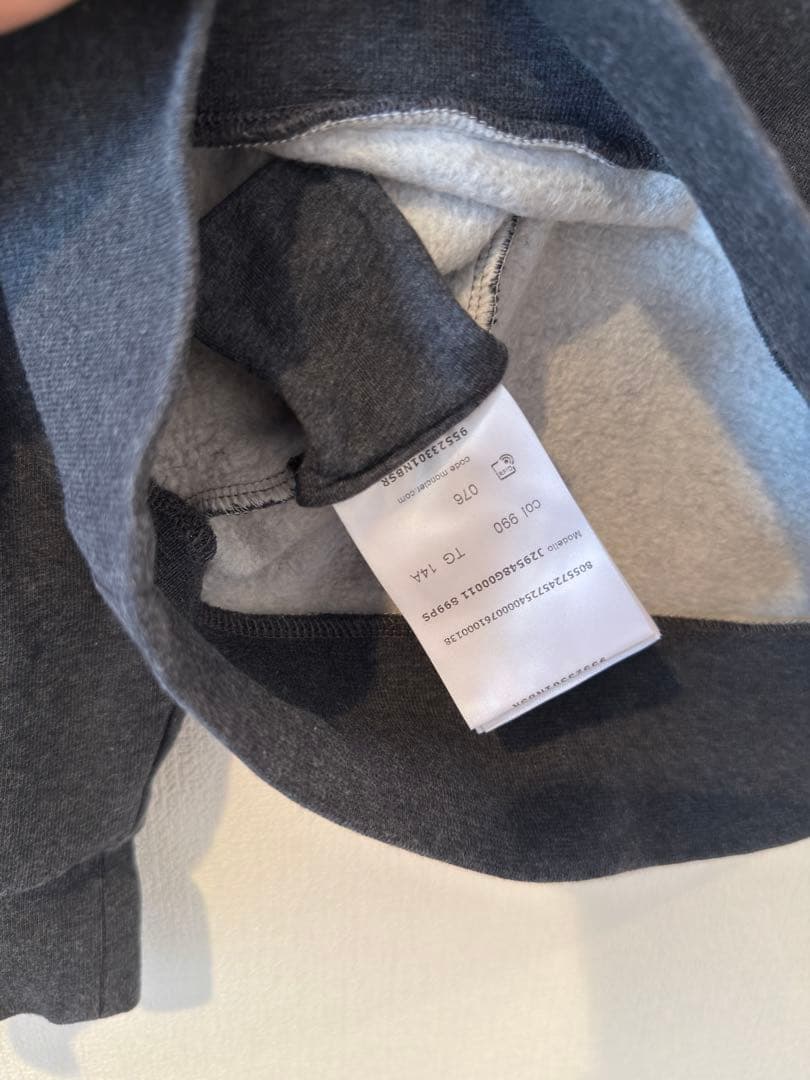 【美品】MONCLER モンクレール 裏起毛 トレーナー　14A キッズ