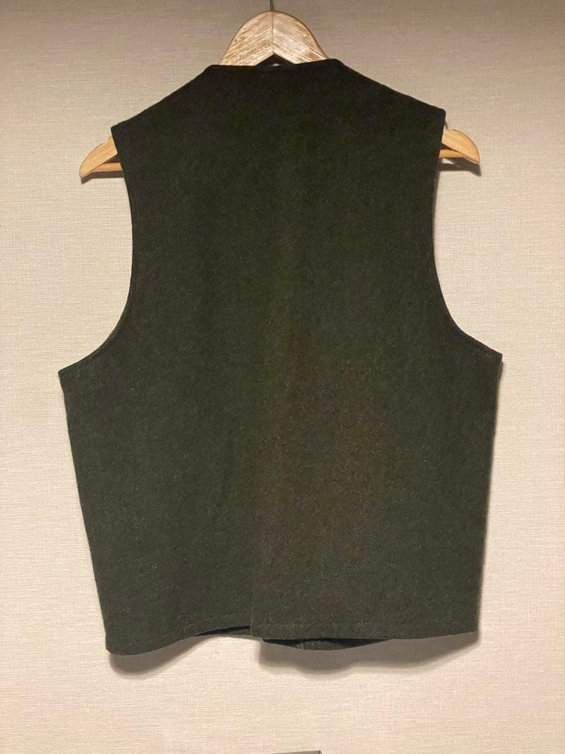 FILSON ウールベスト Mサイズ オリーブグリーン
