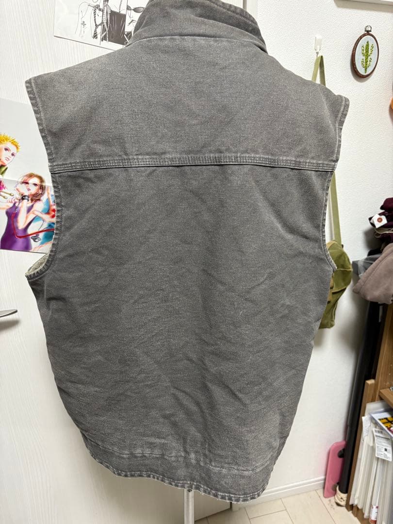 Carhartt グレー ノースリーブベスト
