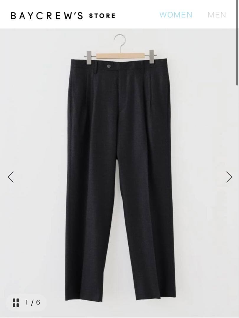 パンツ AURALEE SUPER LIGHT WOOLTWO-TUCK SLACKS