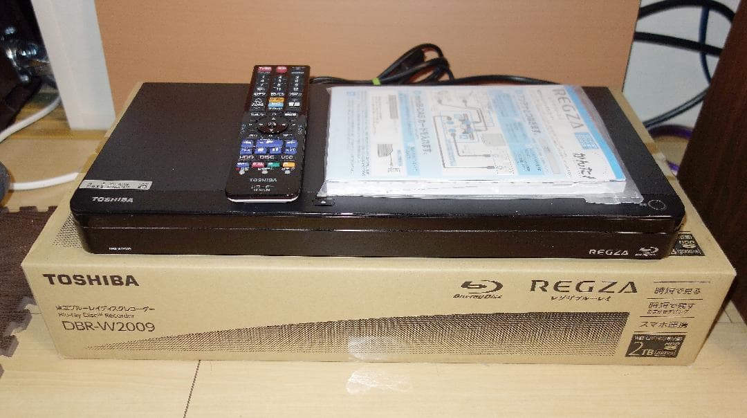 【6TB超大容量】東芝 REGZA BDレコーダー DBR-W2009改
