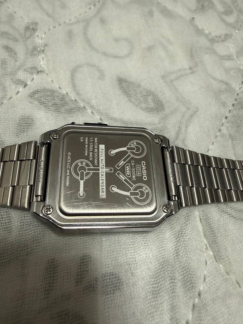 CASIOカシオCA-500WEBF-1AJR　バックトゥザフューチャー