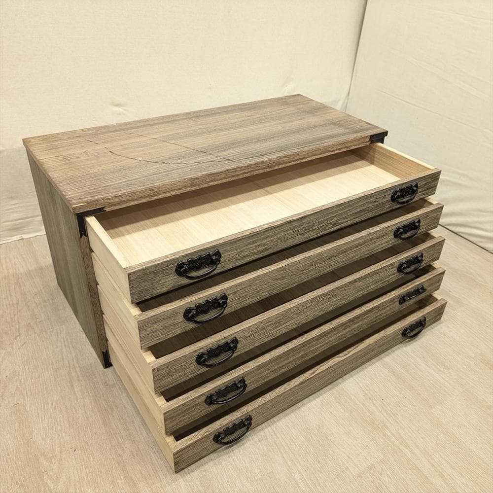 焼桐　整理箪笥　着物箪笥　和箪笥　タンス　たんす　チェスト　引き出し　気密　蟻組