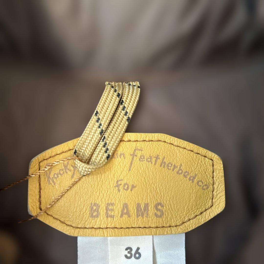 R00699 BEAMS ロッキーマウンテンフェザーベッド ベストダウン 36