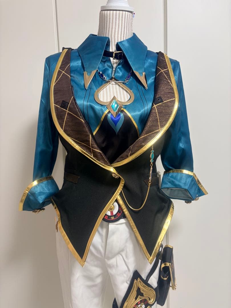 三分妄想　崩壊スターレイル　アベンチュリン　衣装　靴　ウィッグセット