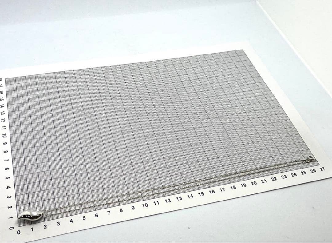 h573 美品　ティファニー　リーフ　ネックレス　シルバー　925