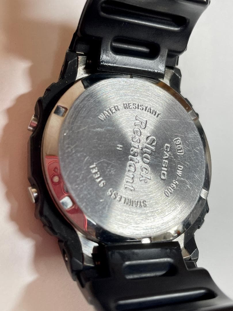 ★G-SHOCK DW-5600C-1V 901 スピード 海外 グリーン電球