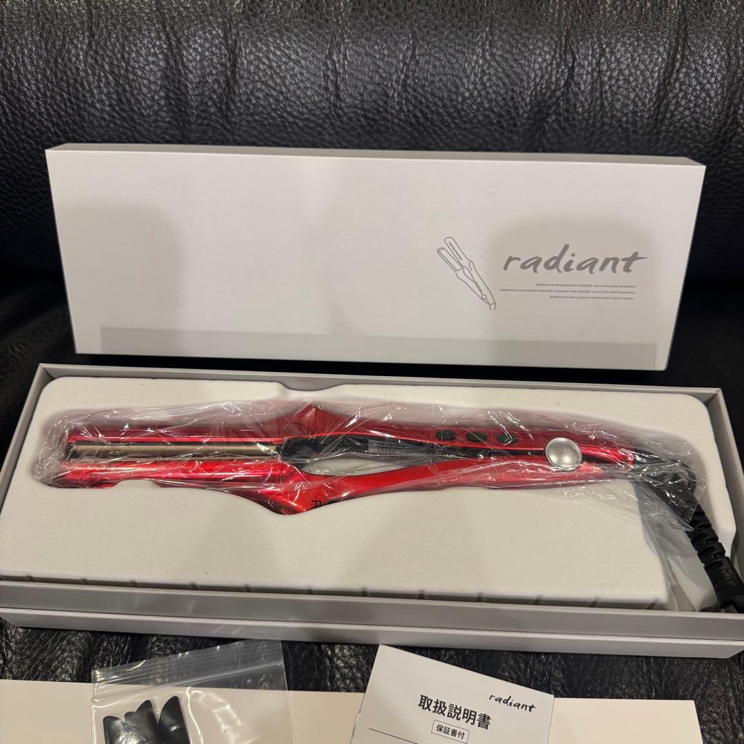 radiant ストレートヘアアイロン LM-125-R 28mm レッド