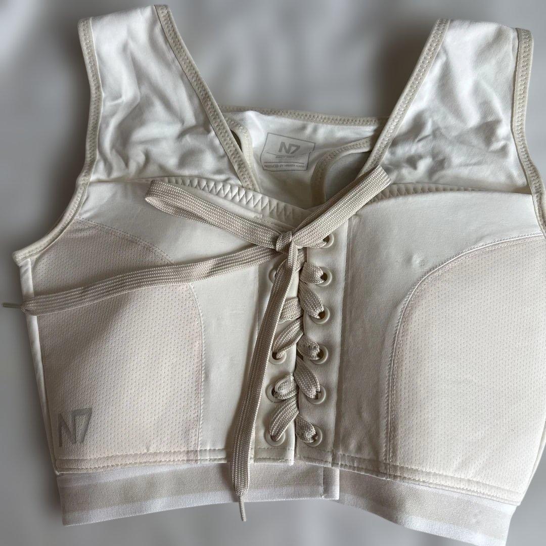 N7 フリーサイズ スポーツブラ ホワイト
