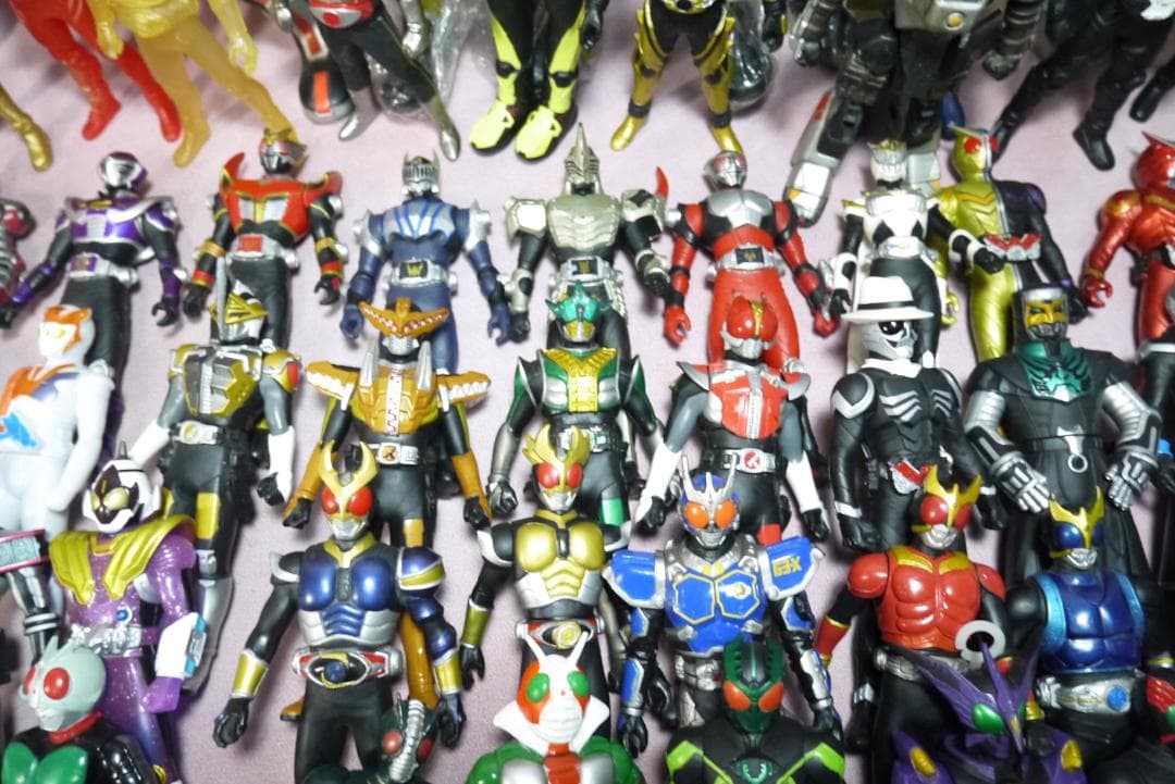 ライダーヒーローシリーズ　ビッグサイズソフビフィギュア　111体セット