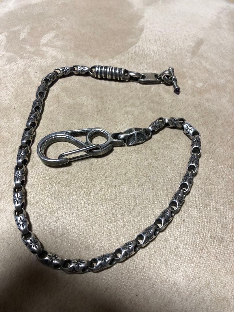 BWL40万ビルウォールレザーウォレットチェーン ビル刻印