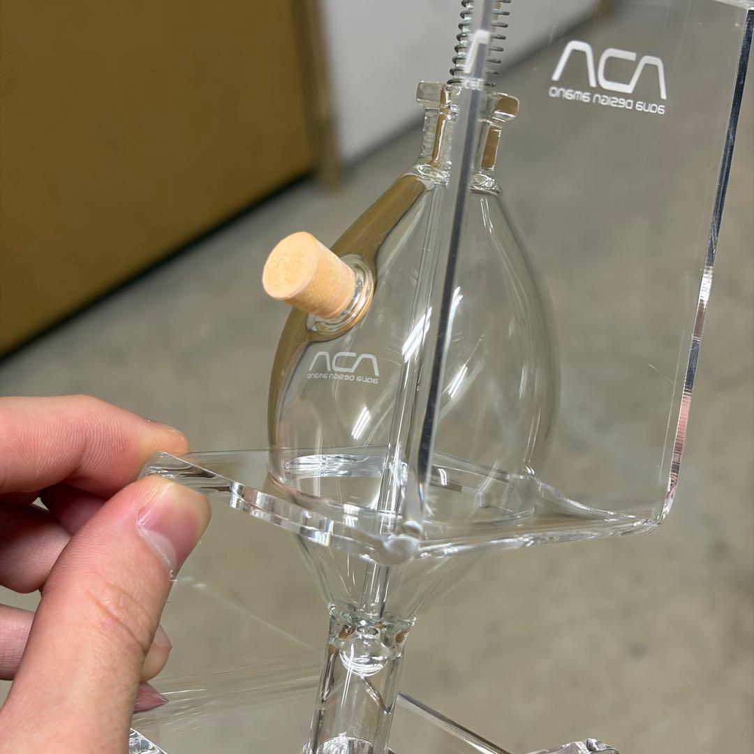美品 ADA AP グラス クリアスタンド for APグラス 餌飼料関連用品