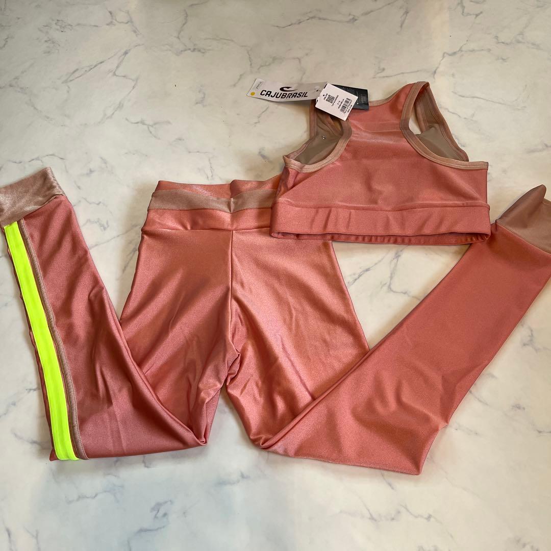 CAJUBRASILヨガウェア上下セット×3おまけ付✨