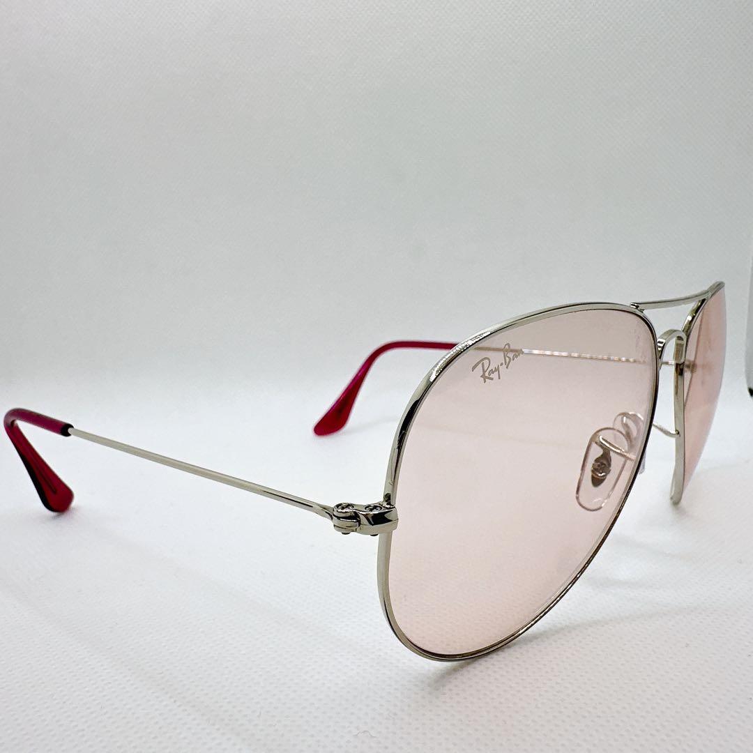 RayBan レイバン サングラス アビエーター ティアドロップ ピンク ケース