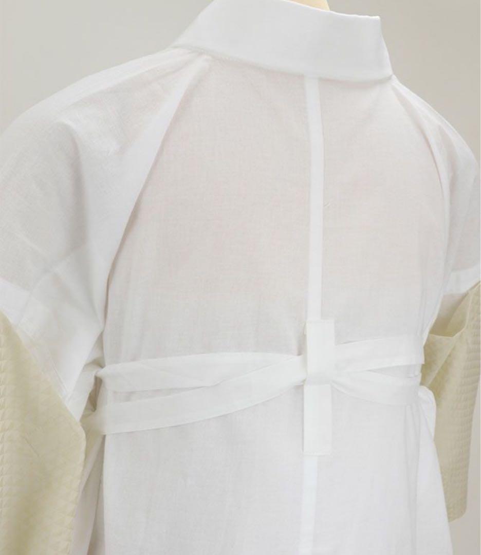 【替袖付き】衿秀 き楽っく長襦袢 袷用　Mサイズ/替袖【ふぶき】