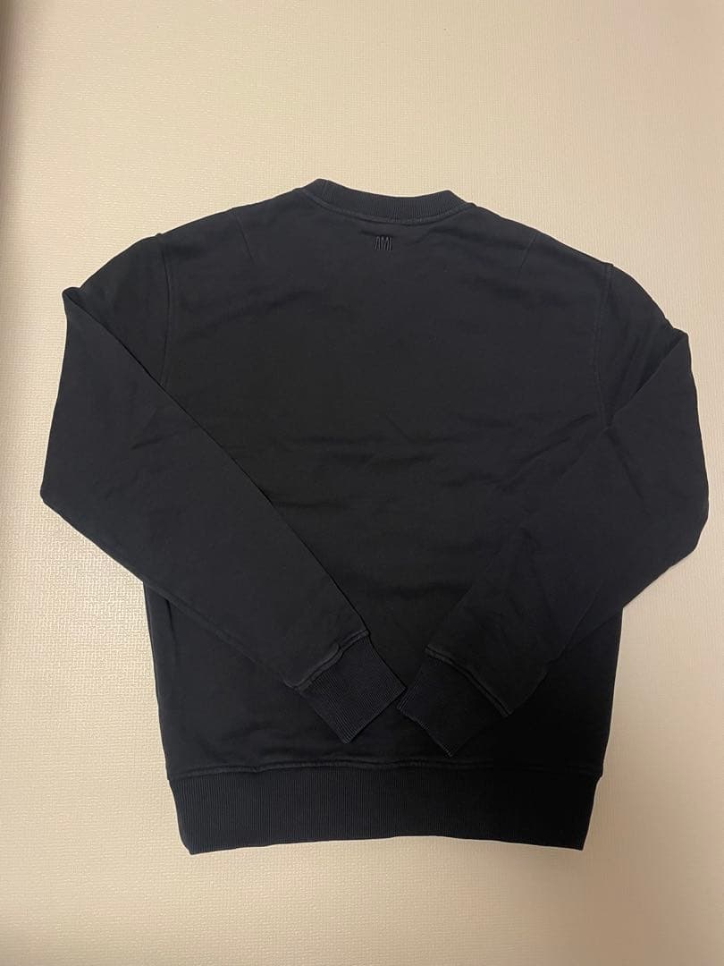 ami アミパリス　 ブラック トレーナー XS