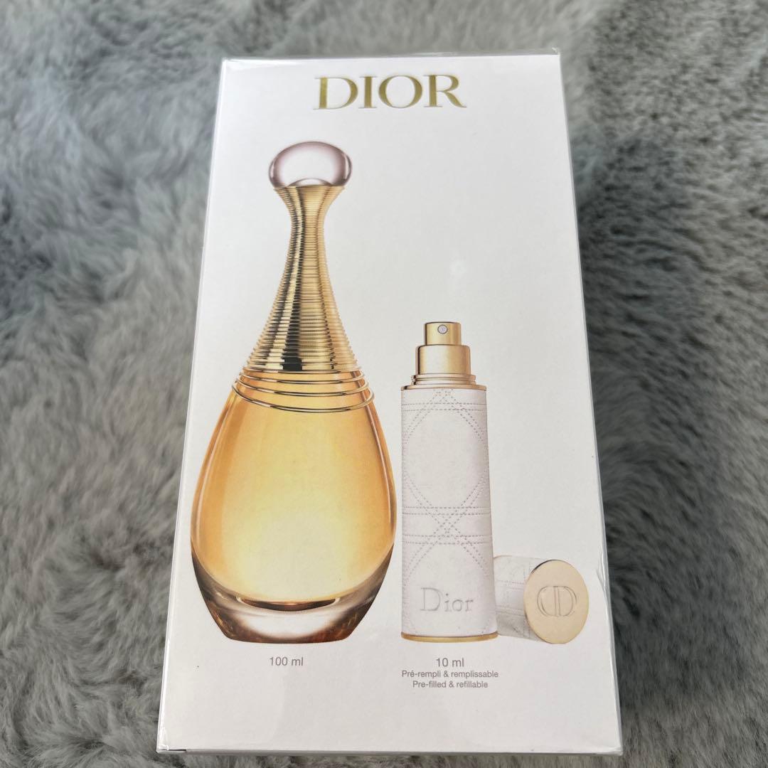 Dior J'adore 香水 100ml + 旅行用スプレー 10ml