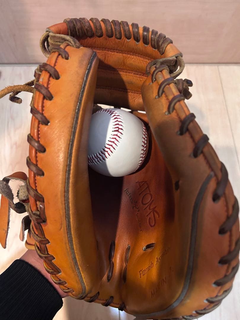 江口 ATOMSキャッチャーミット硬式ブラウン