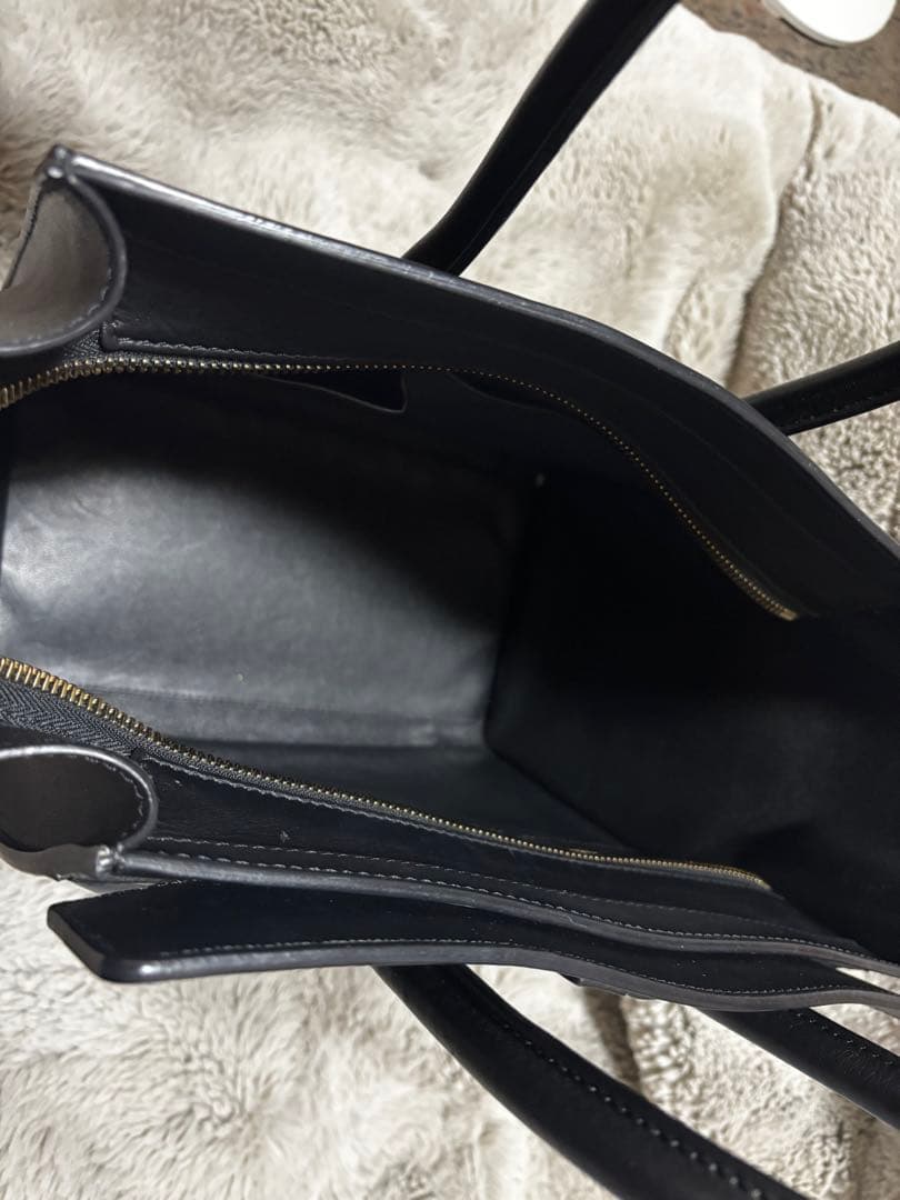 在庫処分　セリーヌ　ラゲージ　ミニショッパー　ブラック