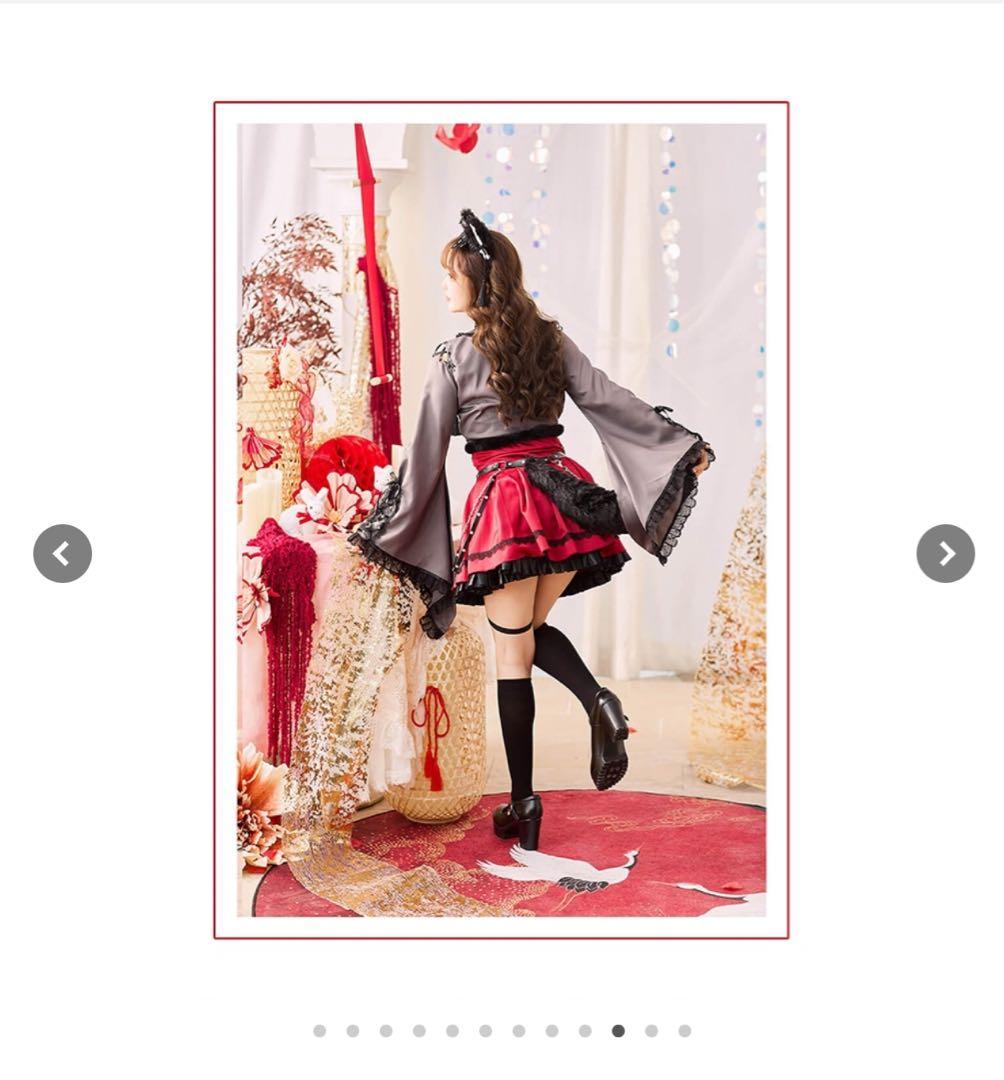 レトロティックレース狐巫女【Malymoon/マリームーン】【10112】白