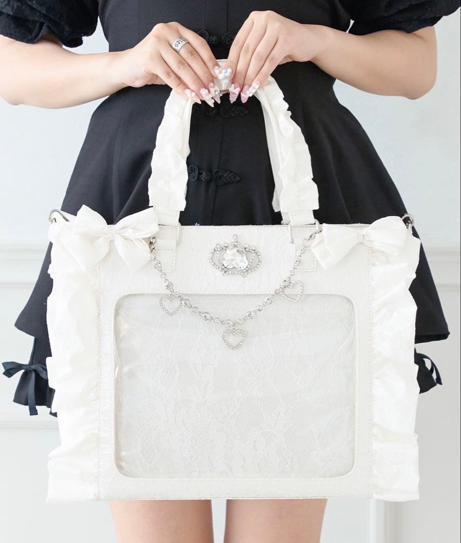 Pal elfy オーロラレースBIG姫痛バ/地雷系 量産型