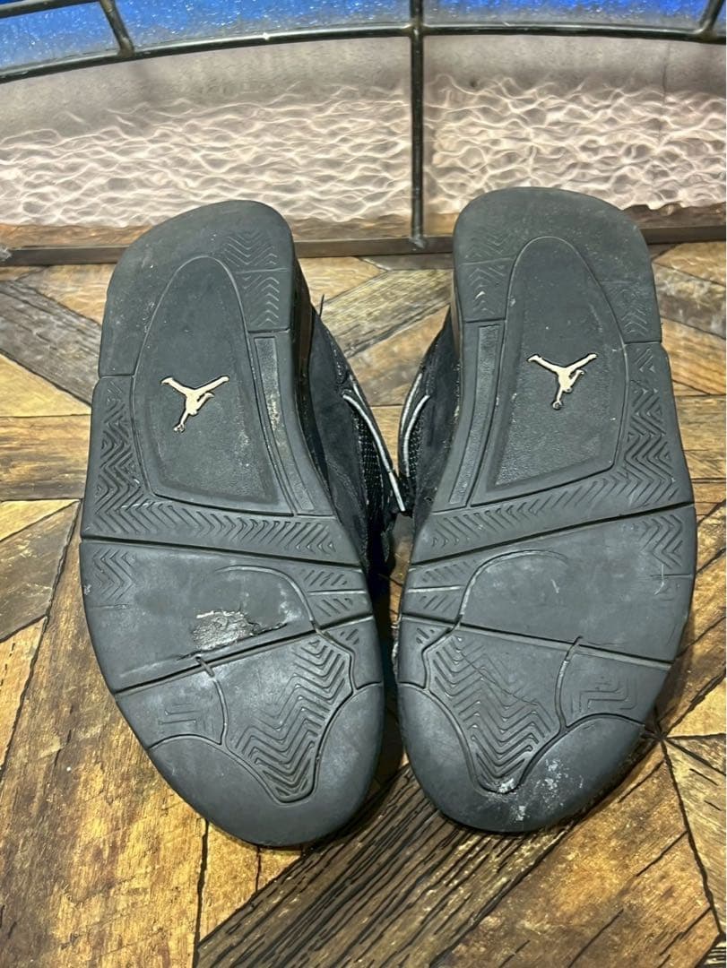m*5様 希少 NIKE ナイキ エアジョーダン4 ブラックキャット スニーカー