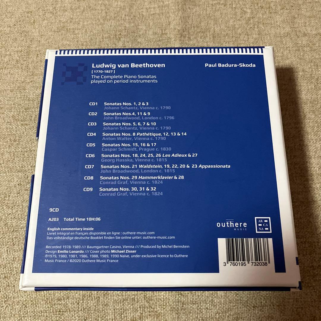 ベートーヴェン:ピアノ・ソナタ全集[9枚組] パウル・バドゥラ＝スコダ