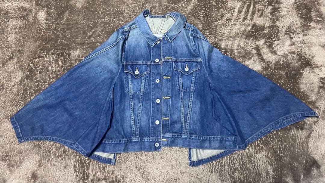 JUNYA WATANABE デニム ジャケット ケープ
