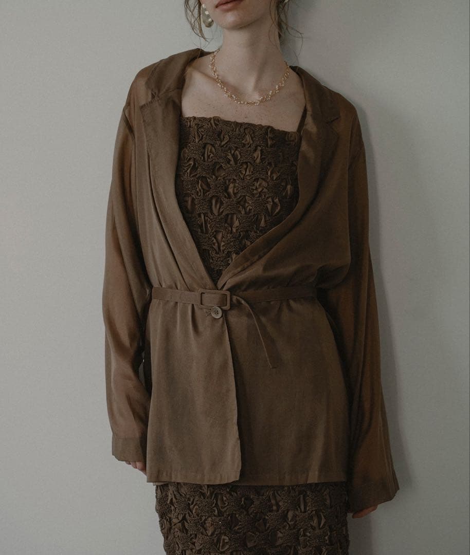 et.UNiVER キャメル　セットアップ　ドレス　Sサイズ