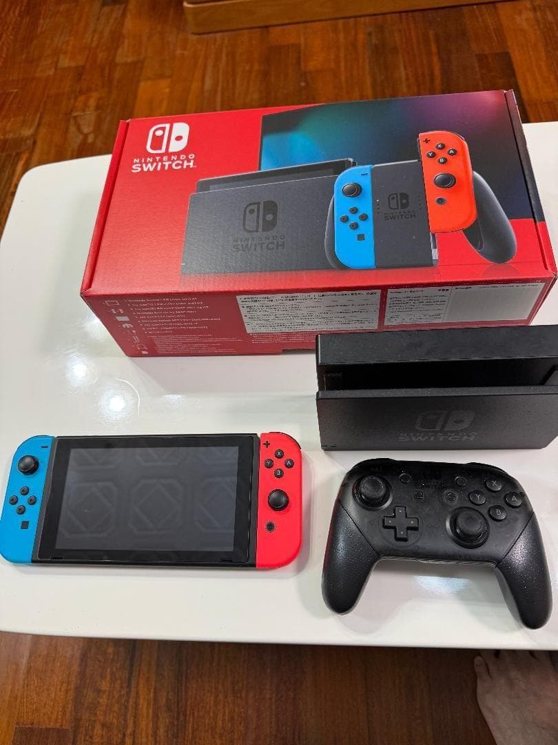 Nintendo Switch 本体 プロコン付き 画面表示問題あり