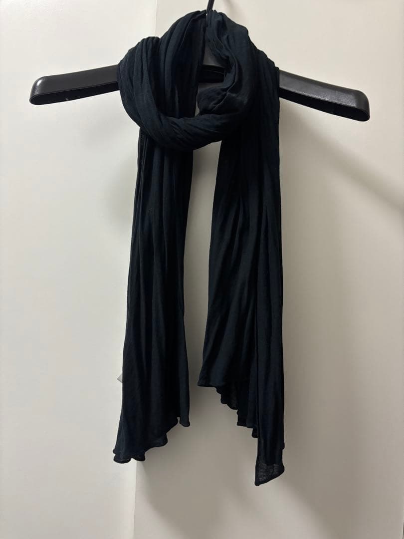 Levi BALENCIAGA 大判ブラックストールマフラー