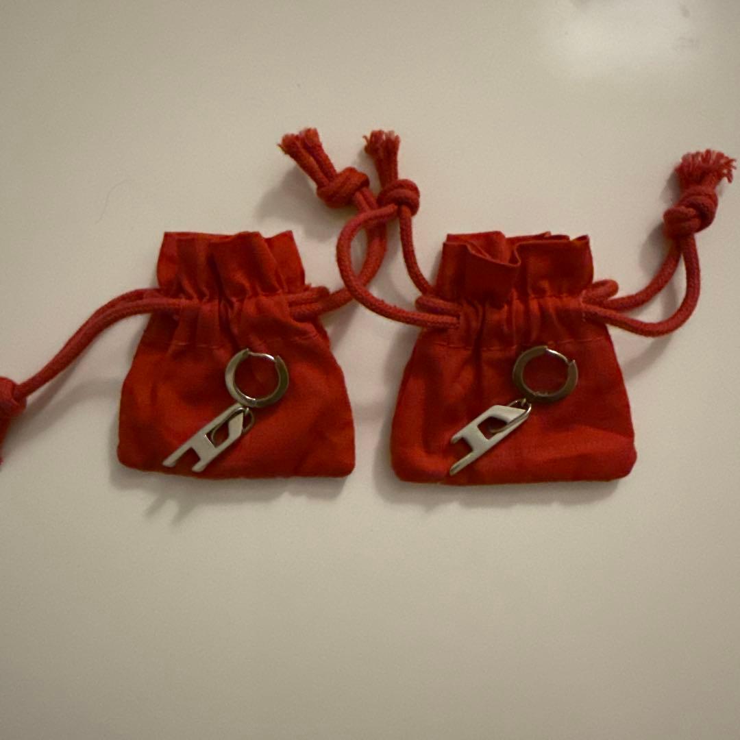 DIESEL ディーゼル　シルバーピアス