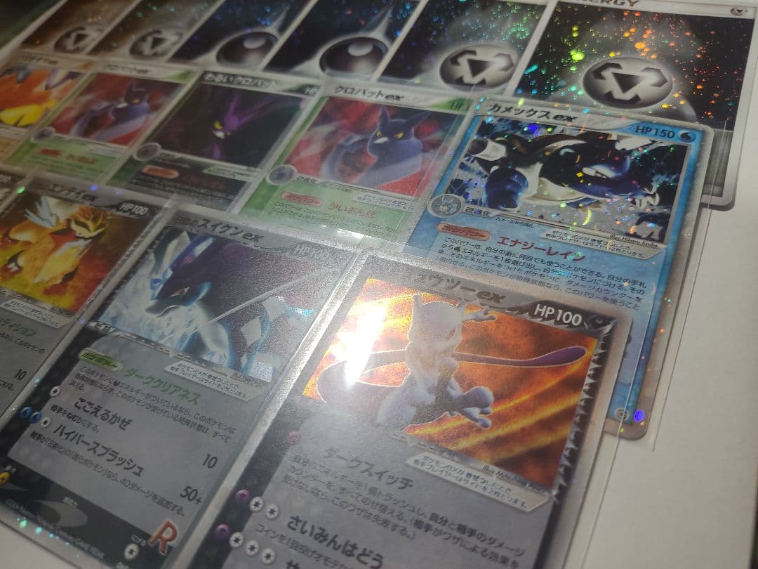 ロケット団の逆襲　R団のミュウツーex　064/084　R団のスイクンex など