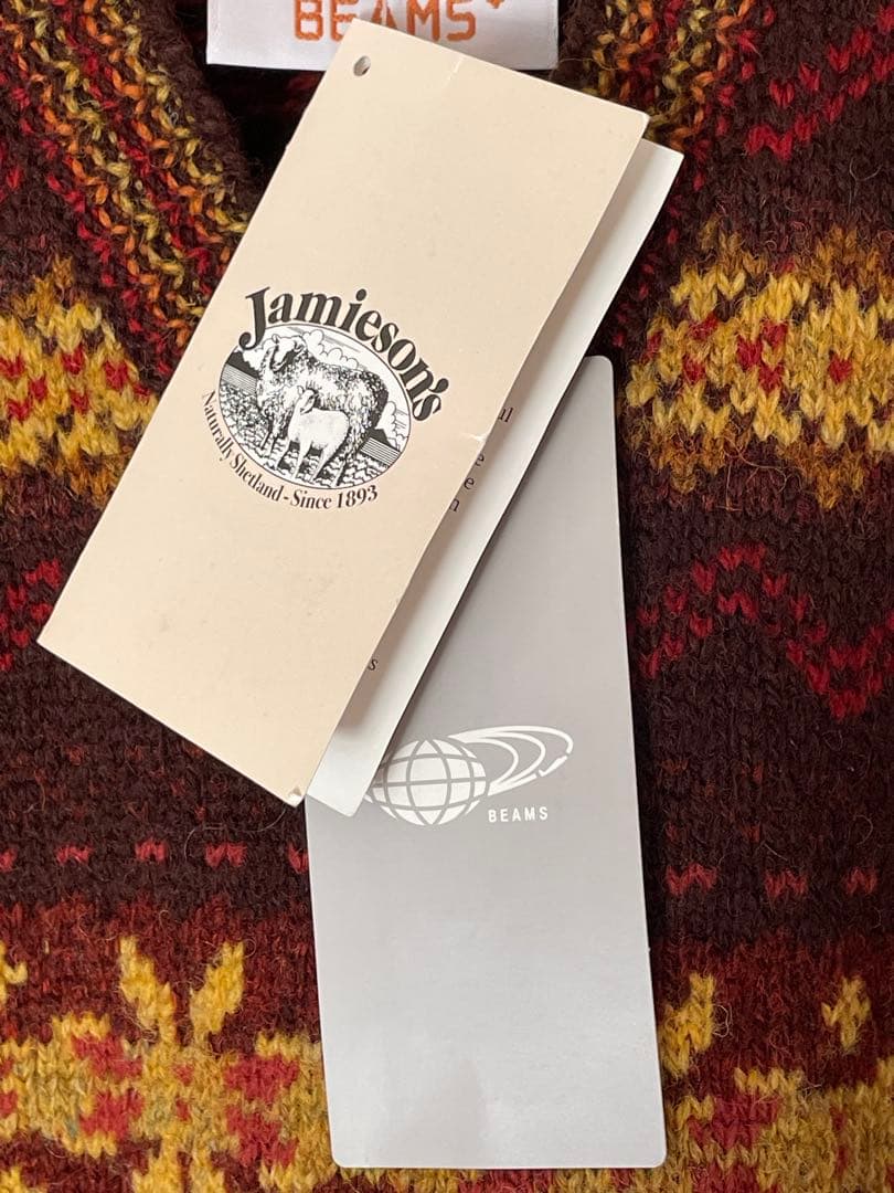 JAMIESON'S 別注フェアアイルニットベスト BEAMS PLUS