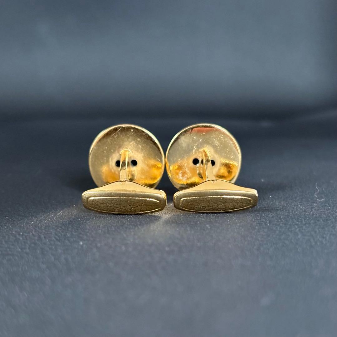 【希少】【セリーヌ】CELINE カフス スターボール ロゴ ゴールドカラー