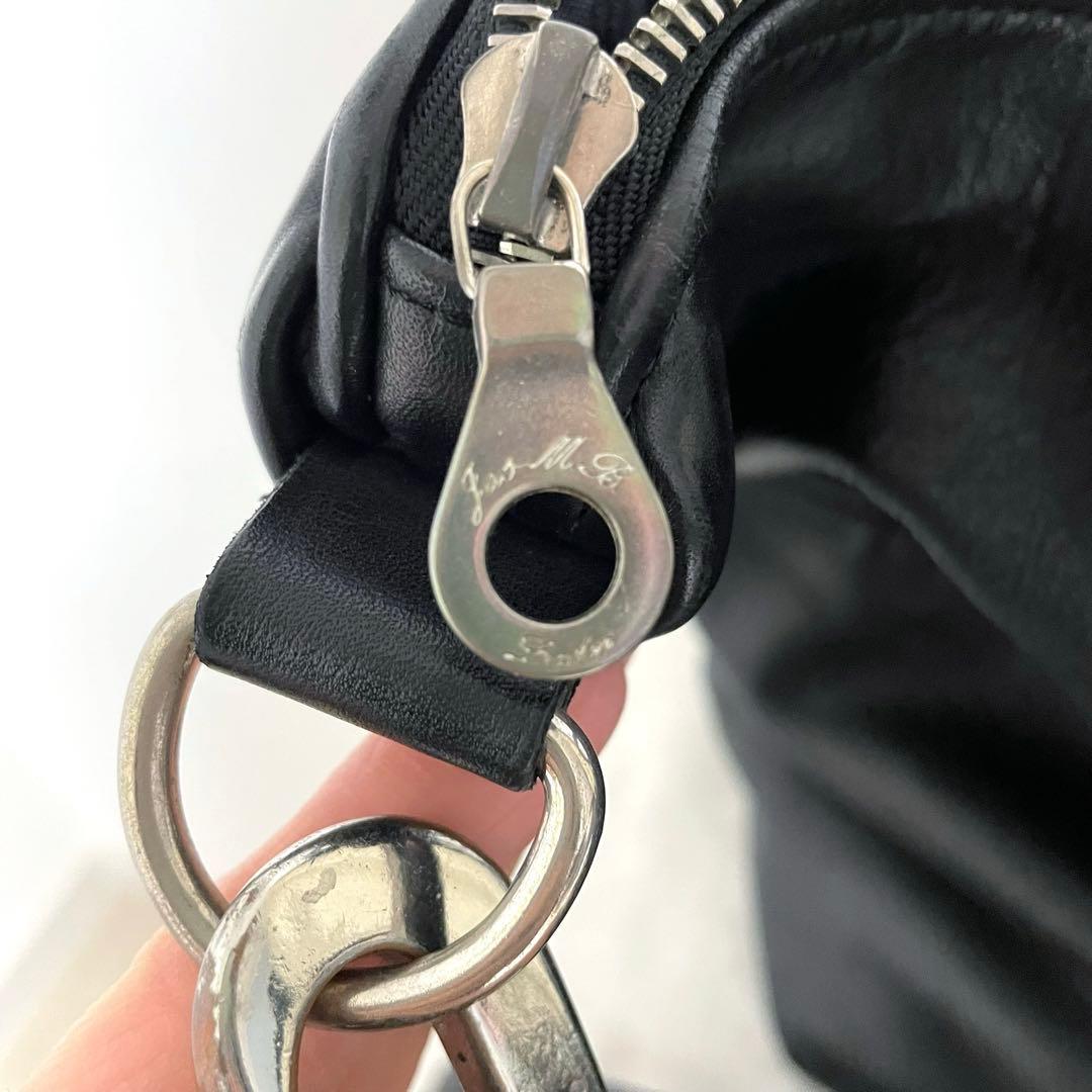 Jas M.B. 80% WINGS TRAVELLERボストンバッグ ブラック