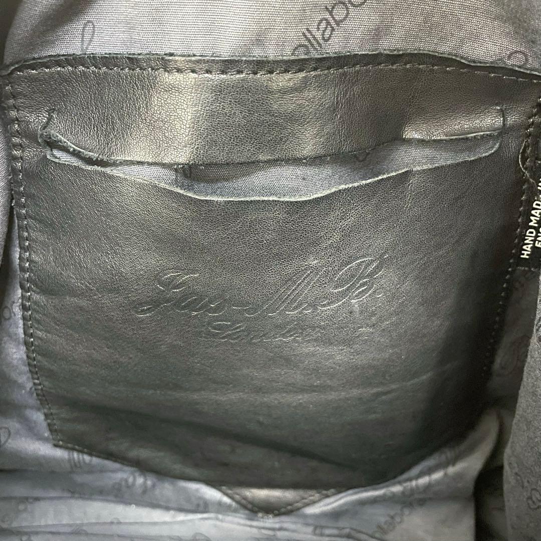 Jas M.B. 80% WINGS TRAVELLERボストンバッグ ブラック