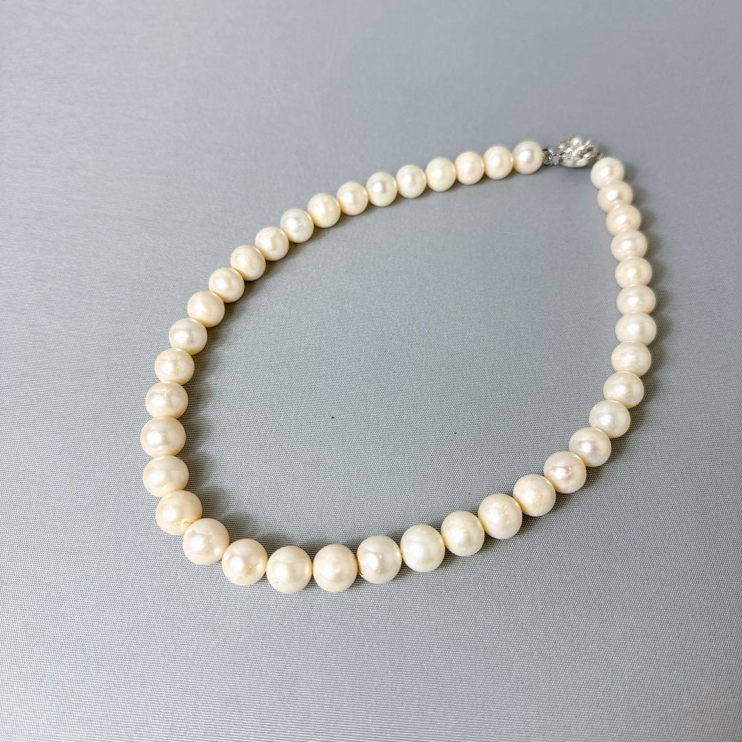 大珠 10mm珠　本真珠　ネックレス　イヤリング　セット あこや 淡水