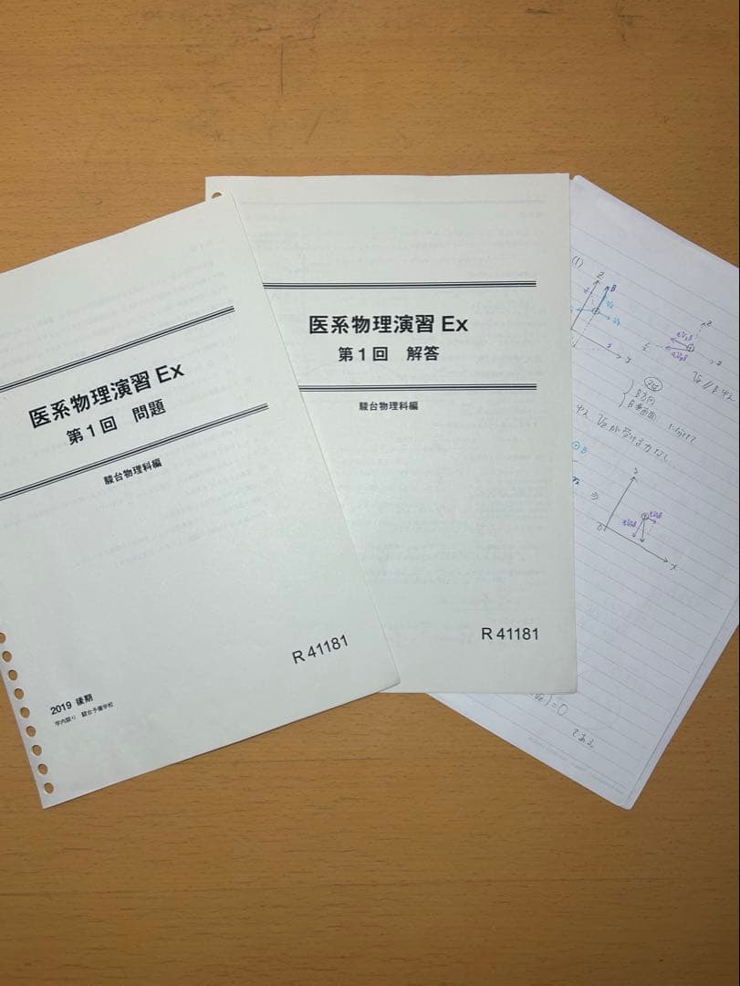 医系物理演習 EX 後期　小倉正船師　駿台　通年