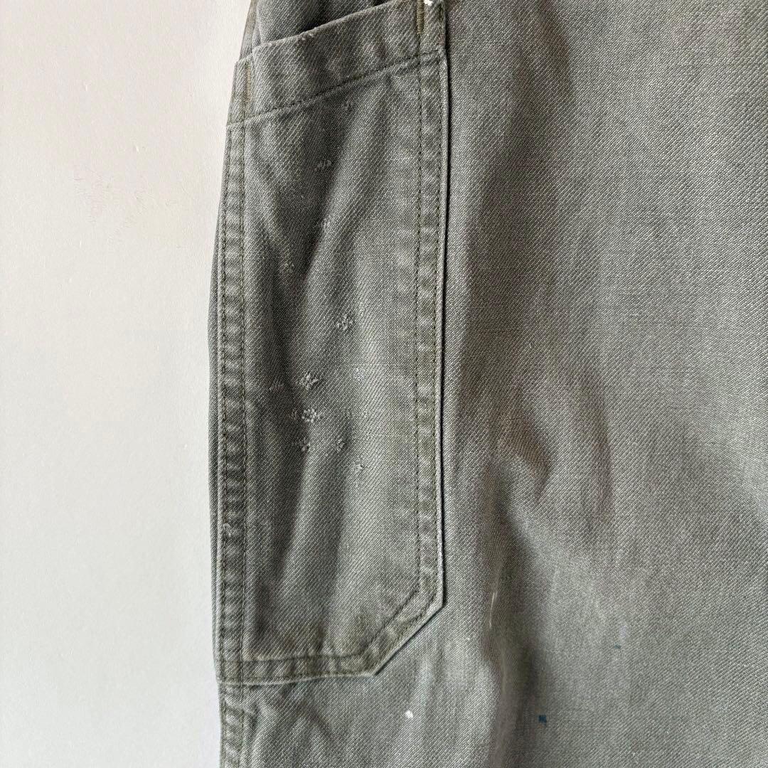 60s ヴィンテージ フランス軍 メカニックパンツ 古着 ミリタリー ユーロ