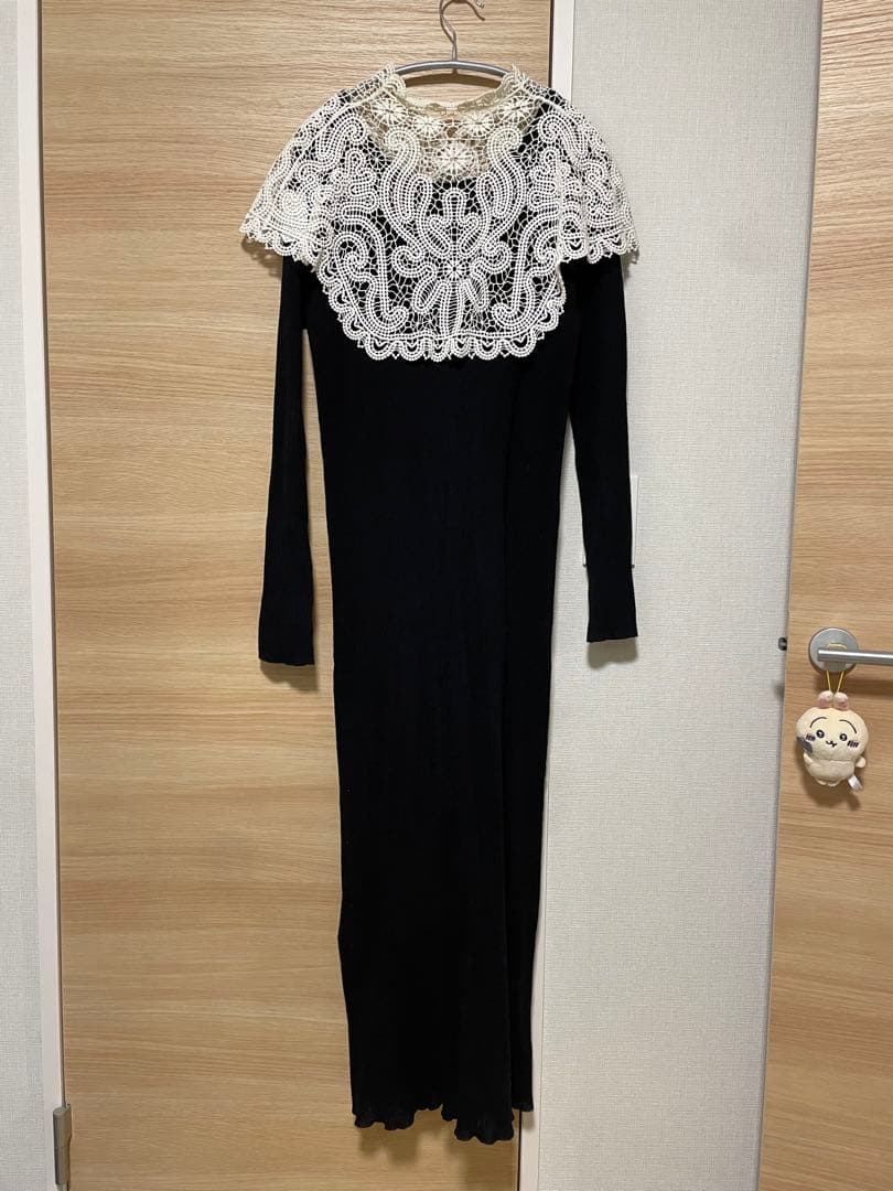 AMERI アメリ LACE COLLAR SET DRESS
